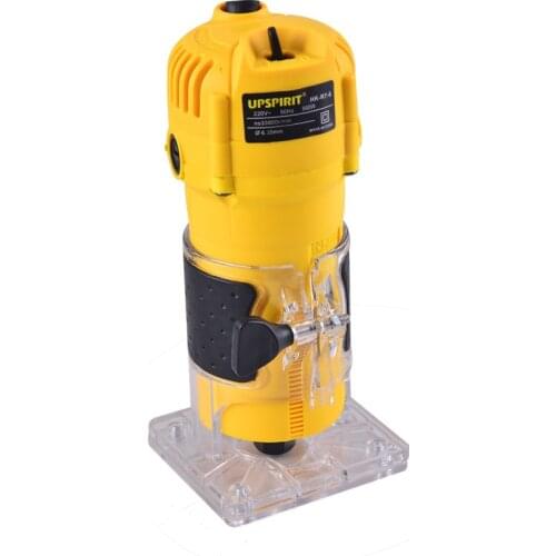 Multifunctional electric woodworking trimming machine household wood slotting machine hole drilling machine