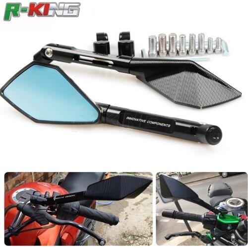 Motorbike Accessories cnc Rearview Side Mirror Motorcycle Mirrors for Yamaha mt07 mt09 tmax 530 500 TDM 900 NINJA 250/300R ZX-6R