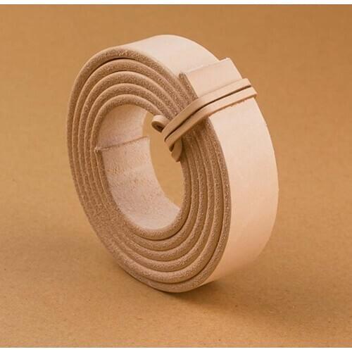 Veg Tanned Leather Belt Blank Cowhide Strip Handmade Genuine Leather Strip 105 to 125cm ( Various Width choose)