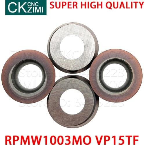 RPMW1003MO VP15TF RPMW1003M0 VP15TF Milling Cutter Carbide Insert Lathe tool CNC Metal lathe mill tools RPMW for stainless steel