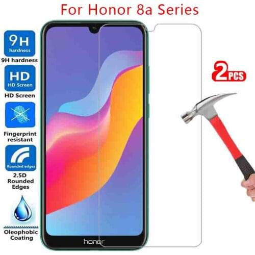 Tempered glass screen protector for honor 8a prime pro 2020 case cover on honor8a honer onor 8 a a8 8aprime protective coque bag