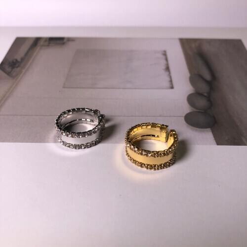 MOREDEAR Fashion Cubic Zirconia Adjustable Size Ring For Women