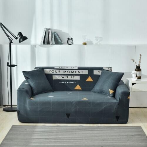 1/2/3/4-Seater Printed Sofa Cover All-inclusive Stretch Elastic Slipcovers Full Couch Cover Sofa Seat Covers for Living Room