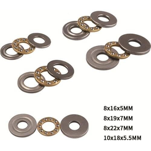 1Pcs Miniature Thrust 8mm/10mm Ball Bearings F8/F10 Metal Axial Ball Bearing Set Hardware Parts