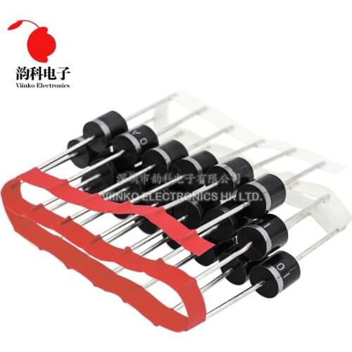 20pcs 6A10 6A 1000V Rectifier Diode Good Guality
