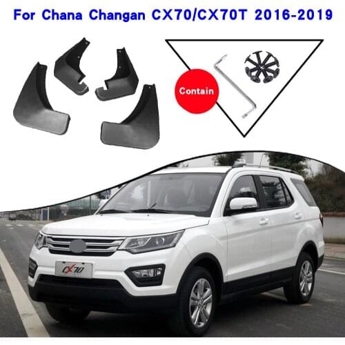 Car Fender Accessories For Chana Changan CX70 CX70T 2016-2019 Mudguards Splash Guards Fender Mudflaps Car Fender Mud Flaps