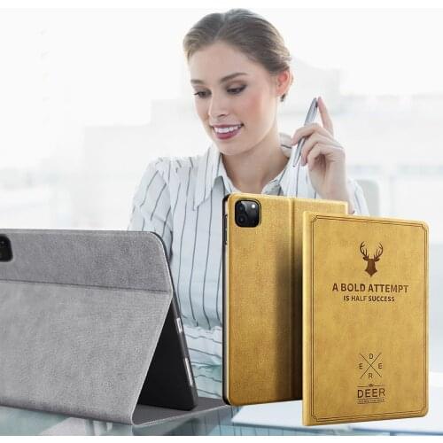 Smart Tablet Case For IPad Pro 11 2021 With Pencil Holder Stand Cover Auto Sleep/Wake Tablet Stand Case Protective Sleeve