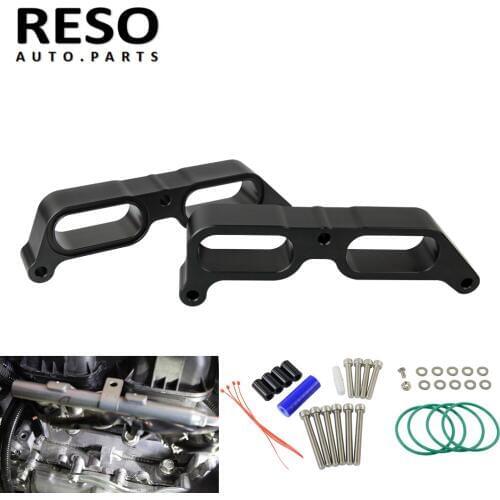 Black Billet Aluminum Intake Manifold Spacer Billet Power Block For Subaru BRZ 13 - 17 For Toyota 86