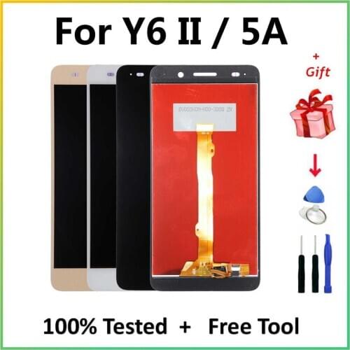 For Honor 5A Display For Huawei Y6 ii LCD Touch Screen Digitizer Assembly Y6 2 Lcd Y6 II CAM-L23 L03 L21 AL00 Display