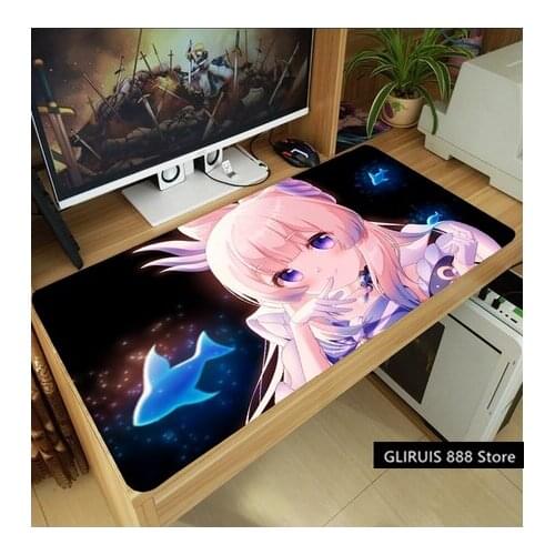 Anime Hololive VTuber Usada Pekora Shirogane Noel Mouse Pad Thicken Laptop Gaming Mice Mat Table Keyboard Mat Playmat Ornaments