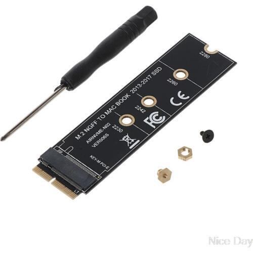 M.2 PCIE NVME SSD Adapter Converter Card for MAC Air PRO 2013-2016 SSD Accessories Kit My29 20 Dropship