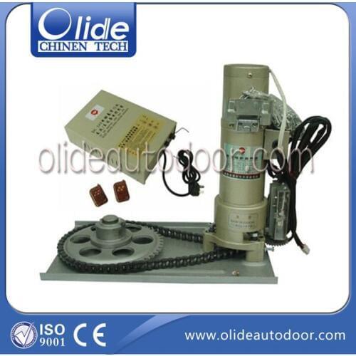 Remote controlled motorized rolling doors