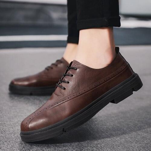 Men Designer Formal Dress Carved Leather Shoes Mens Loafers Festival Party Wedding Shoes Business Formal Shoe