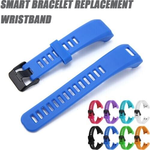 New Replacement Strap Silicone Replacement Watchbands For Garmin Vivosmart HR Watch Strap with Screwdriver and Spare Screw