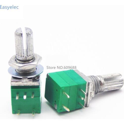 Single Potentiometer RV097NS B5K B10K B20K B50K B100K B500K with Switch 5 Pins