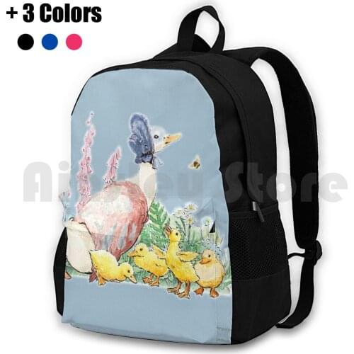 Jemimah Puddle-Duck-Beatrix Potter Outdoor Hiking Backpack Waterproof Camping Travel Jemimah Jemima Puddle Duck Duck Puddle