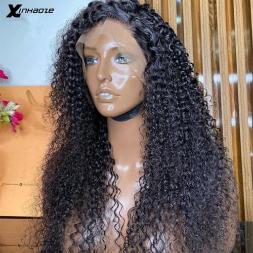Jerry Curly Lace Front Wig Human Hair Wigs Pre Plukced With Baby Hair 13x4 250 Density Lace Closure Wig For Women Remy Hair
