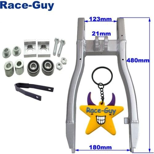 480mm Aluminum Rear Swingarm with Chain Slider For Chinese 110cc 125cc 140cc 150cc 160cc 170cc 180cc 190cc Pit Dirt Bike