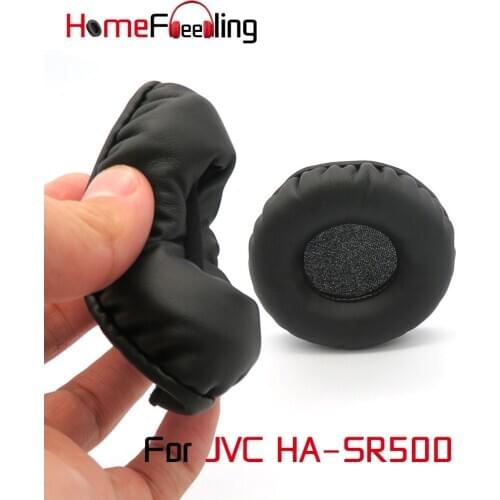 Homefeeling Ear Pads for JVC HA-SR500 Headphones Super Soft Velour Sheepskin Leather Ear Cushions Replacement Accessories