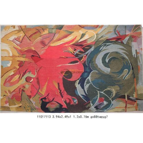 Wall tapestry european gobelin tapestry handmade wool tapestry wall tapestry lotus room tapestry