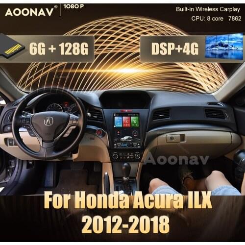128G 2 din Android car radio For Honda Acura ILX 2012-2018 car GPS navigation DvD player multimedia Stereo receiver Head Unit