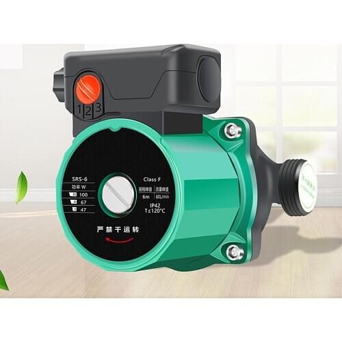 Household ultra-quiet 100W-320W small boiler floor heating circulation pump pipeline pump with all copper motor & three gears