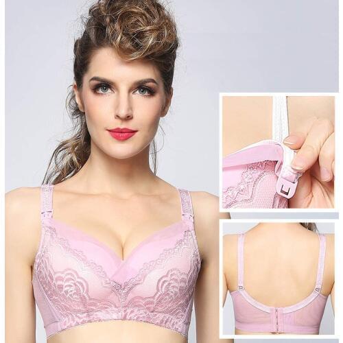 Breathable Cotton for Women Maternity Nursing Bra Pregnancy Breast Feeding Underwear Bralette Adjusted Bra Summerstyle Underwear