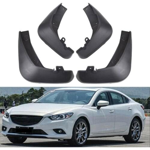 For Mazda 6 GJ GL 4Pcs Car Splash Guards Mud Flaps Mudguards 2013 2014 2015 2016 2017 2018 2019