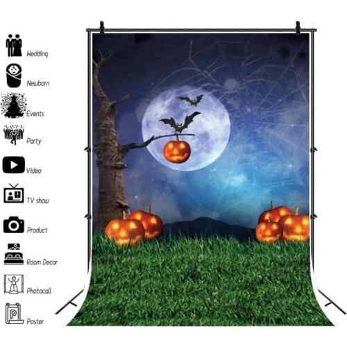 Yeele Photophone For Photo Halloween Party Moon Bat Baby Shower Photography Backdrops Photographic Backgrounds For Photo Studio