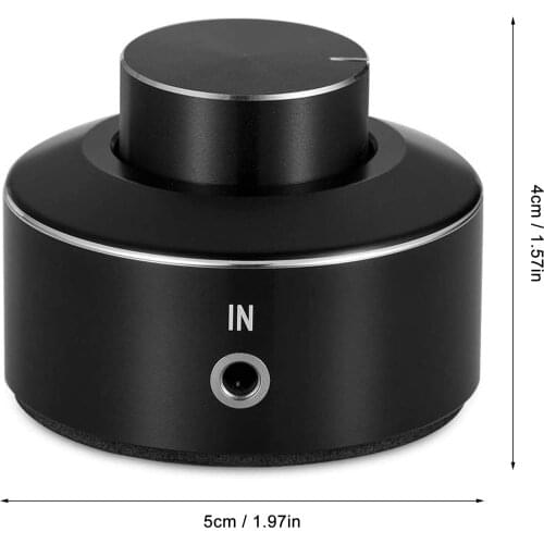 FX-AUDIO M1 Mini Active Volume Control Knob Volume Controller PC Amplifier Switcher Volume Control for Win10/8/7/Vista/XP/Mac