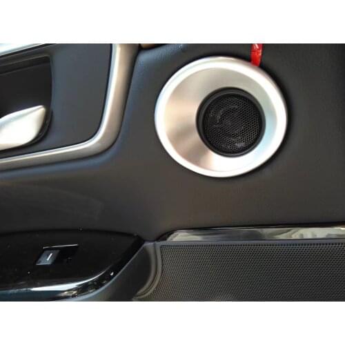 Interior Door Stereo Speaker Cover Trim Ring Style Rear Car For 2017-2021 Honda CRV CR-V Decoration New