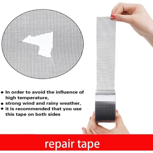 Screen Repair Tape Fly Screen Door Insect Repellent Repair Tape Waterproof Mosquito Net Cover Home Window Essential Accessories