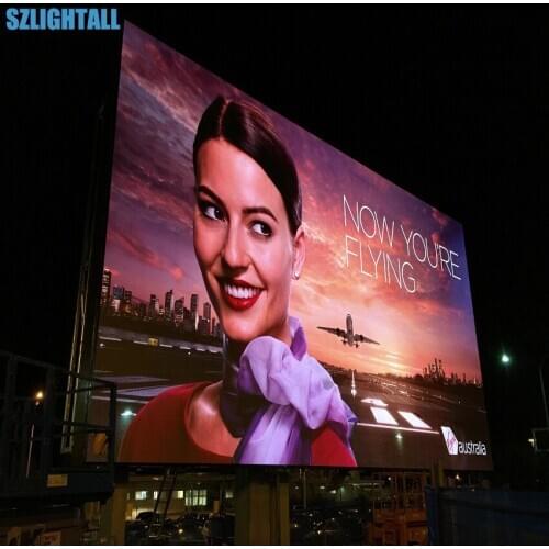 P8mm Outdoor LED Display Screen 512X512mm Die Casting Aluminum Cabinet HD Waterproof Advertising Billboard Panel