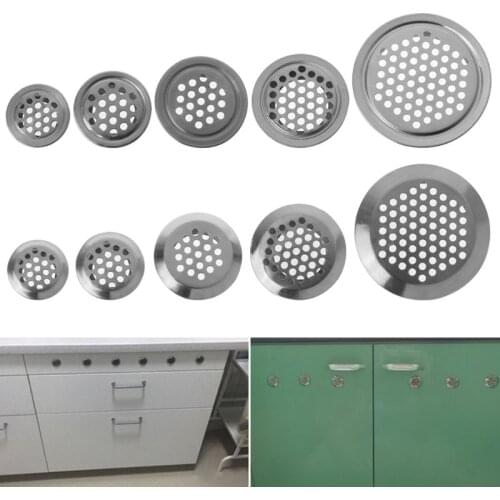 Stainless Steel Air Vent Hole Ventilation Louver Round Shaped Venting Mesh Holes Vents