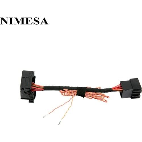 NIMESA ISO To Quadlock Canbus Adapter Cable RCD330 RCD510 RCD310 RNS510 Conversion Cable For Polo Jetta Golf Tiguan Passat Caddy