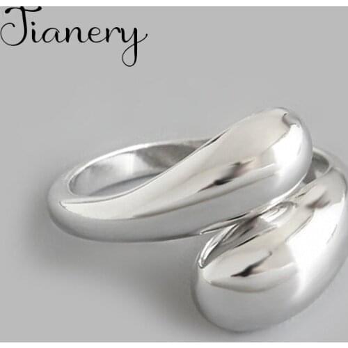 Charming Open Beads Ring for Women Vintage Boho Party Rings Gothic Punk Jewelry Gifts for Girls 2021