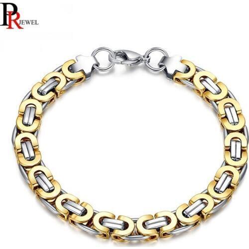 Золотые браслеты для мужчин Prjewel China At AliExpress