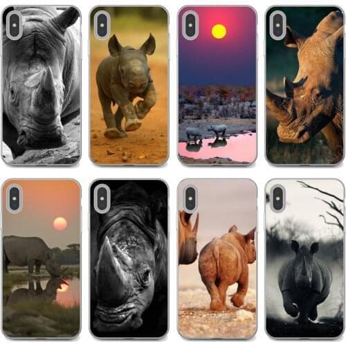 Silicone Skin Cover Rhinoceros-World-Rhino-Day For Huawei Nova 2 2i 3 3i Y3 Y5 Y6 Y7 Y9 Prime 2015 2016 2017 2018 2019