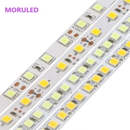 LED Strip Light Diode LED Light Tape Flexible Backlight 12V 5m 300/600 LED 5054 IP30 IP65 waterproof Cold white / Warm white