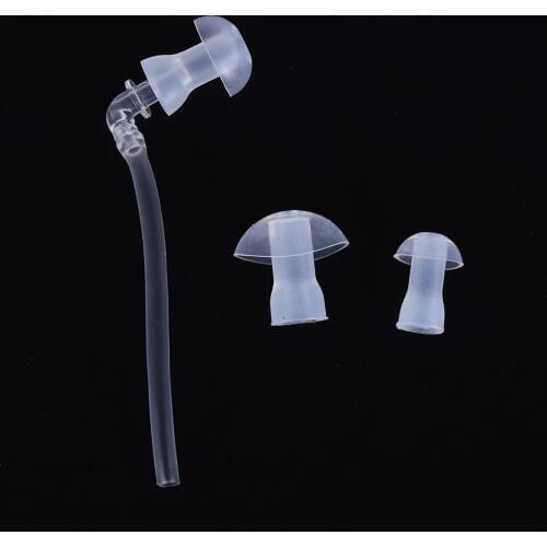 1set Hearing Aid Earplug Ear Plugs Eartips Domes with Sound Tube Tubes + Domes (L M S) Size Hearing Aids Accessories