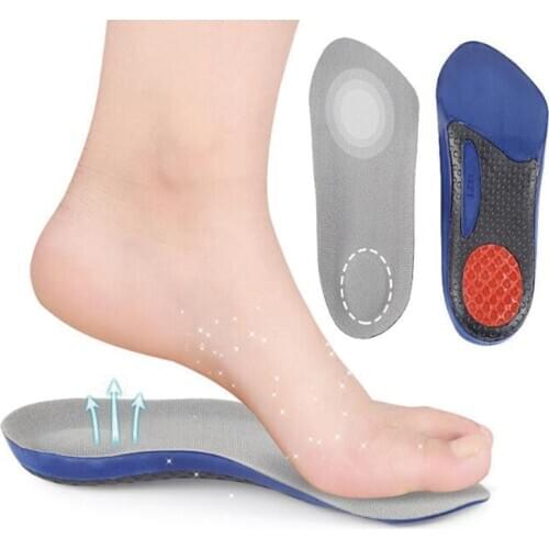 1 Pair Soft and thin Quarter Pad Half Pad Men Women Absorb Sweat Arch Support Insole Velvet Surface Non-slip Insole
