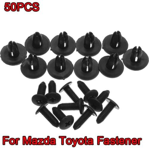 10/20/40/50PCS Car Fender Fastener Rivet Clips for Mazda 323 626 329 MX-6 9926-50-625 for Toyota 4Runner MR2 Tercel 90467-0601
