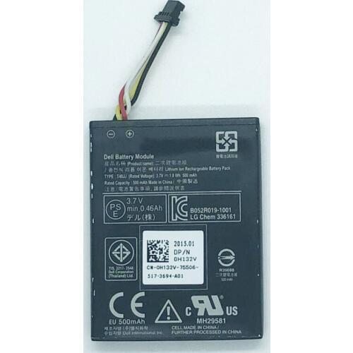 GeLar 500mAh 3.7V/1.8Wh T40JJ TTVVV TY8F9 battery for DELL PowerEdge M620 R320 R420 R520 R620 R720 R820