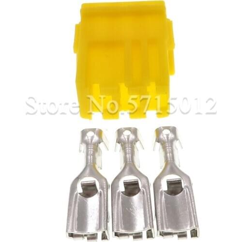 3 Hole Automotive Electrical Plug Wiring Cable Socket With Terminals For Auto Car Moto