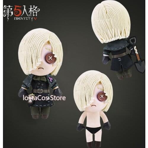 Anime Game Identity V Original Survivor Grave Keeper Cosplay Plush Doll Toys Andrew Kreiss Change Suit Dress Up Clothing Gifts
