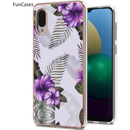 Anti Fingerprint Back Covers Cases For para Samsung A02 Phone Bags sFor Samsung Galaxy funda M02 Cove IMD Pouch Positivo svmsung