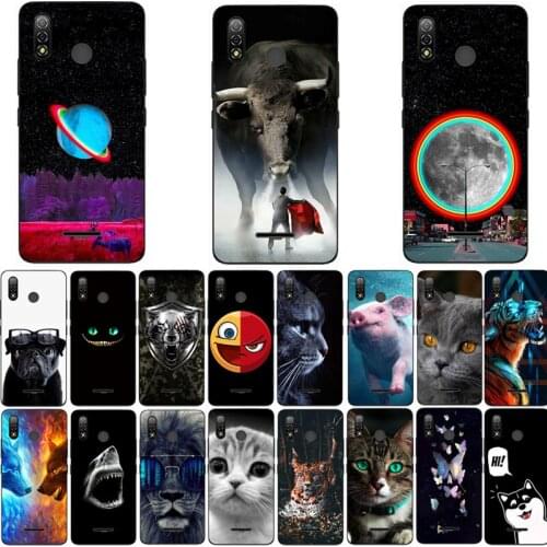 For BQ 6030G Practic Case Wolf Silicon TPU Fundas for BQ 6030 G Practic Cat Animal Shell Bag Housing Phone Cases