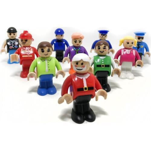 X1-A variety of villain accessories 4.5cm compatible wooden train track suitable for wooden game scene essential accessories