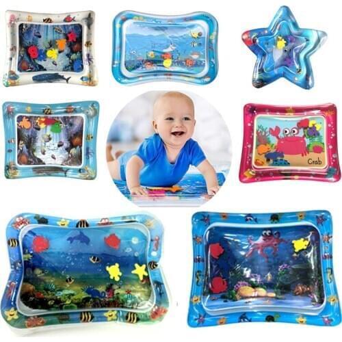 Baby Water Pad Creative Baby Water Mat Inflatable Patted Pad Cushion Infant Play Mat For Children Education Developing Child Toy