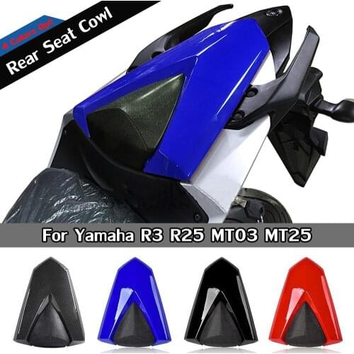 For Yamaha YZF R25 R3 YZF-R3 YZFR-25 2013-2017 MT-03 2016-2020 Motorcycle Pillion Passenger Rear Seat Cover Solo Fairing Cowl
